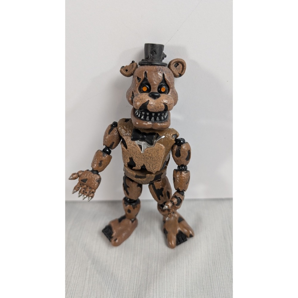 Funko FNAF Nightmare Freddy Action Figure 2016 Brown Five Nights at Freddys Toy